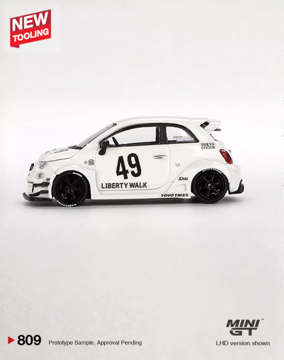 LB-WORKS x Abas Works ABARTH 595 Gara White