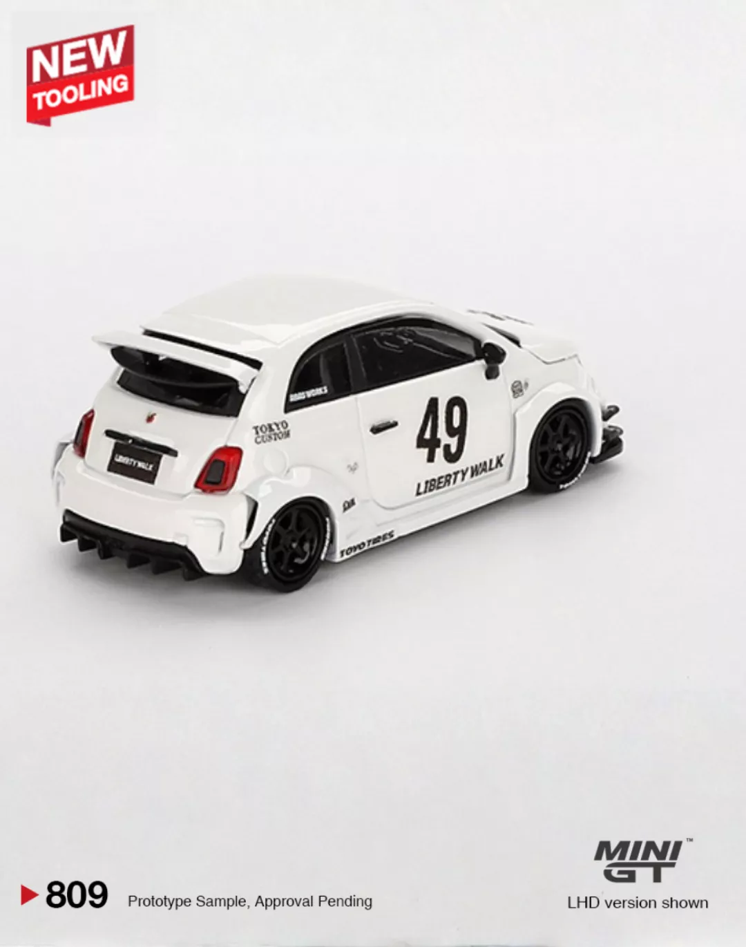 LB-WORKS x Abas Works ABARTH 595 Gara White