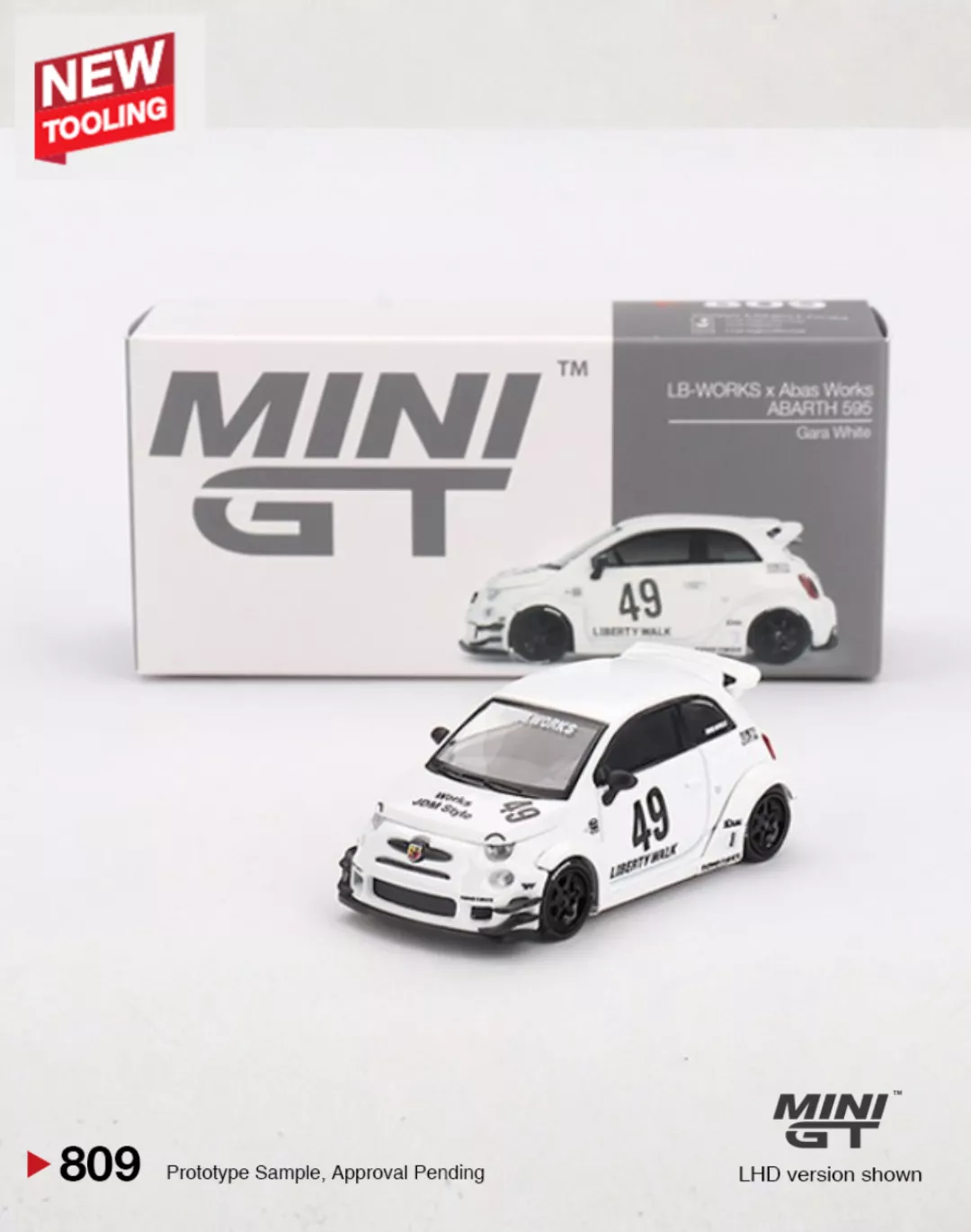 LB-WORKS x Abas Works ABARTH 595 Gara White